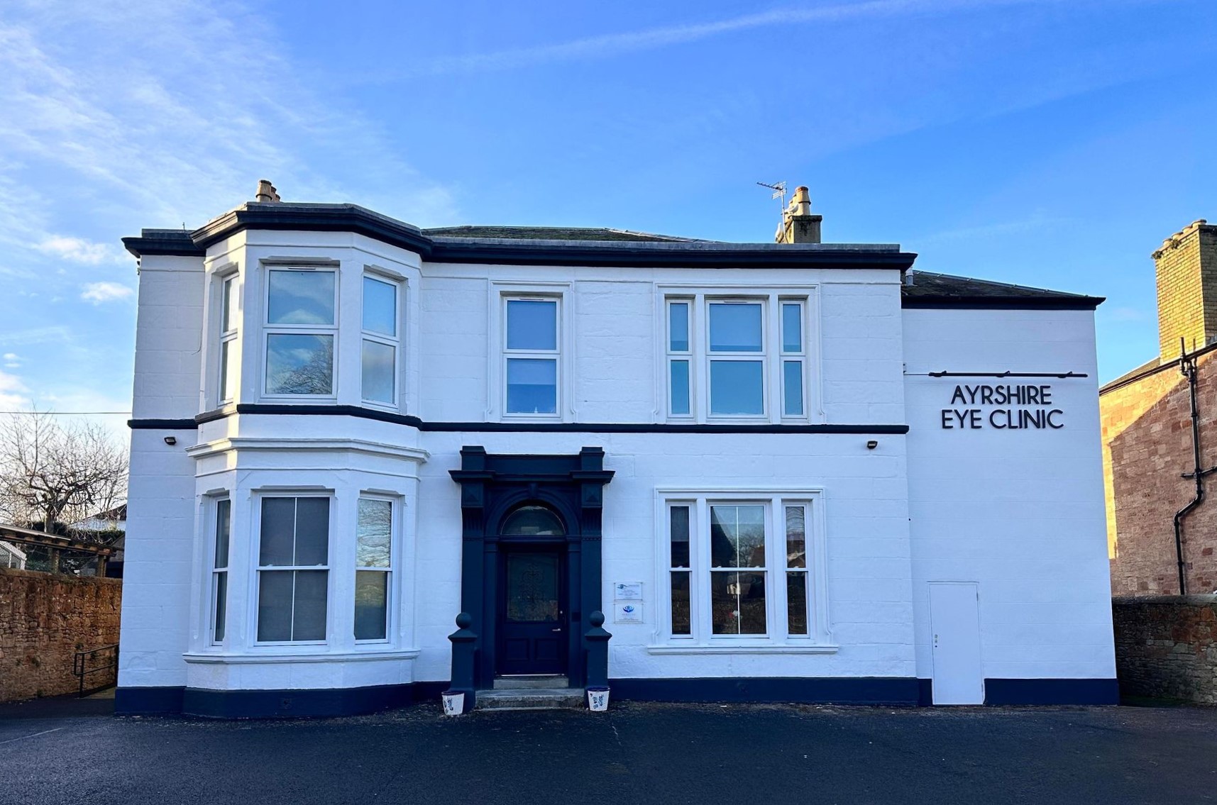 Ayrshire Eye Clinic Frontage Ayrshire Eye Clinic Frontage
